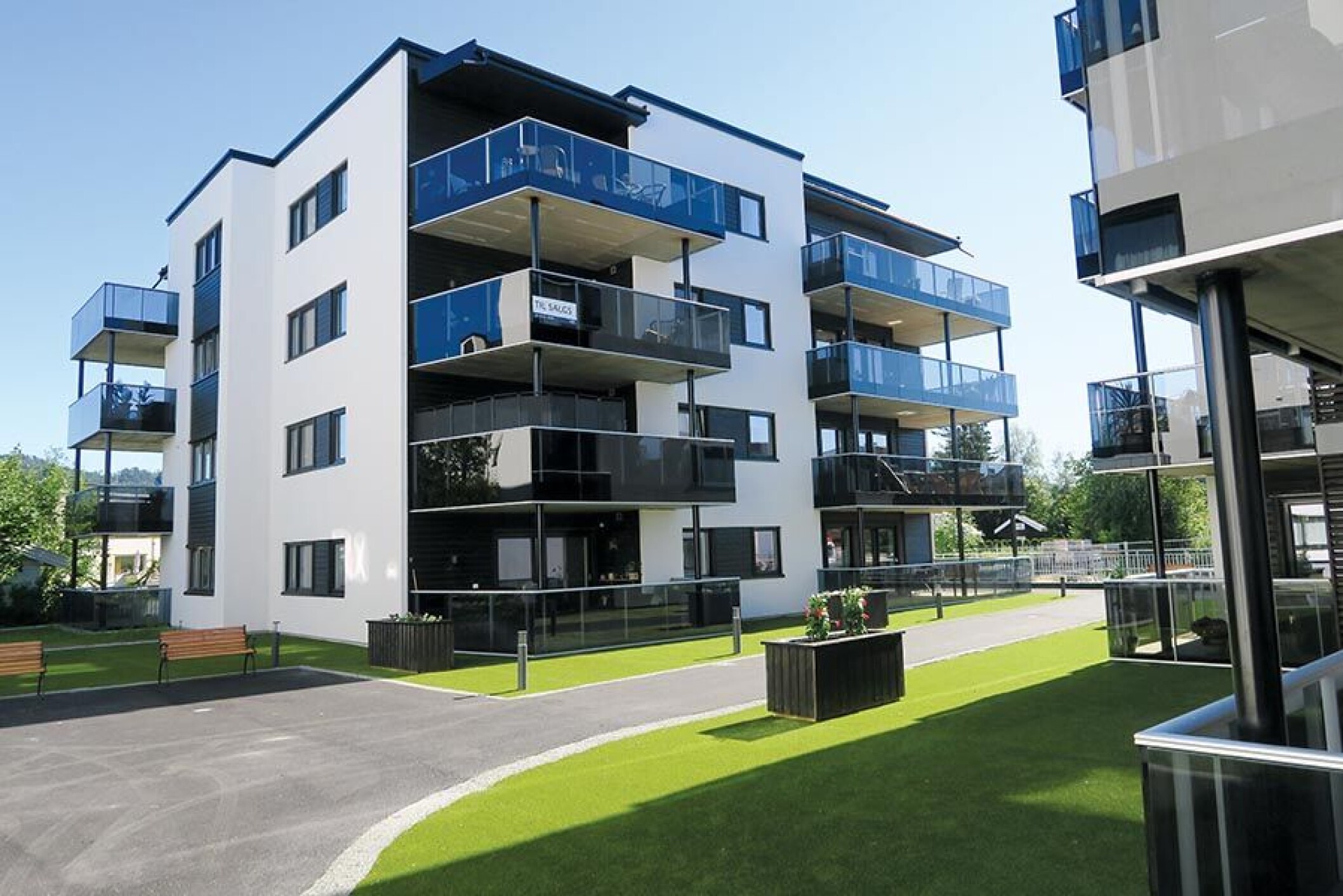 Ingeborgs Have II leilighetsbygg i Hokksund